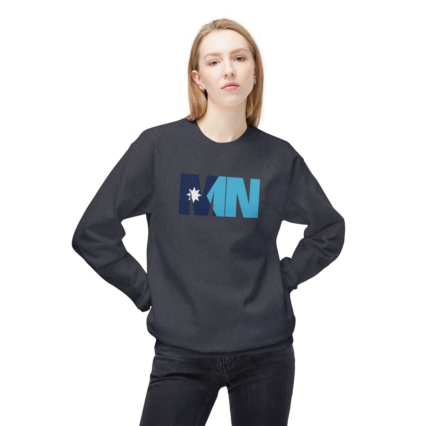 Minnesota Winter Cozy Fleece Sweatshirt MN Unisex Mens and Womens