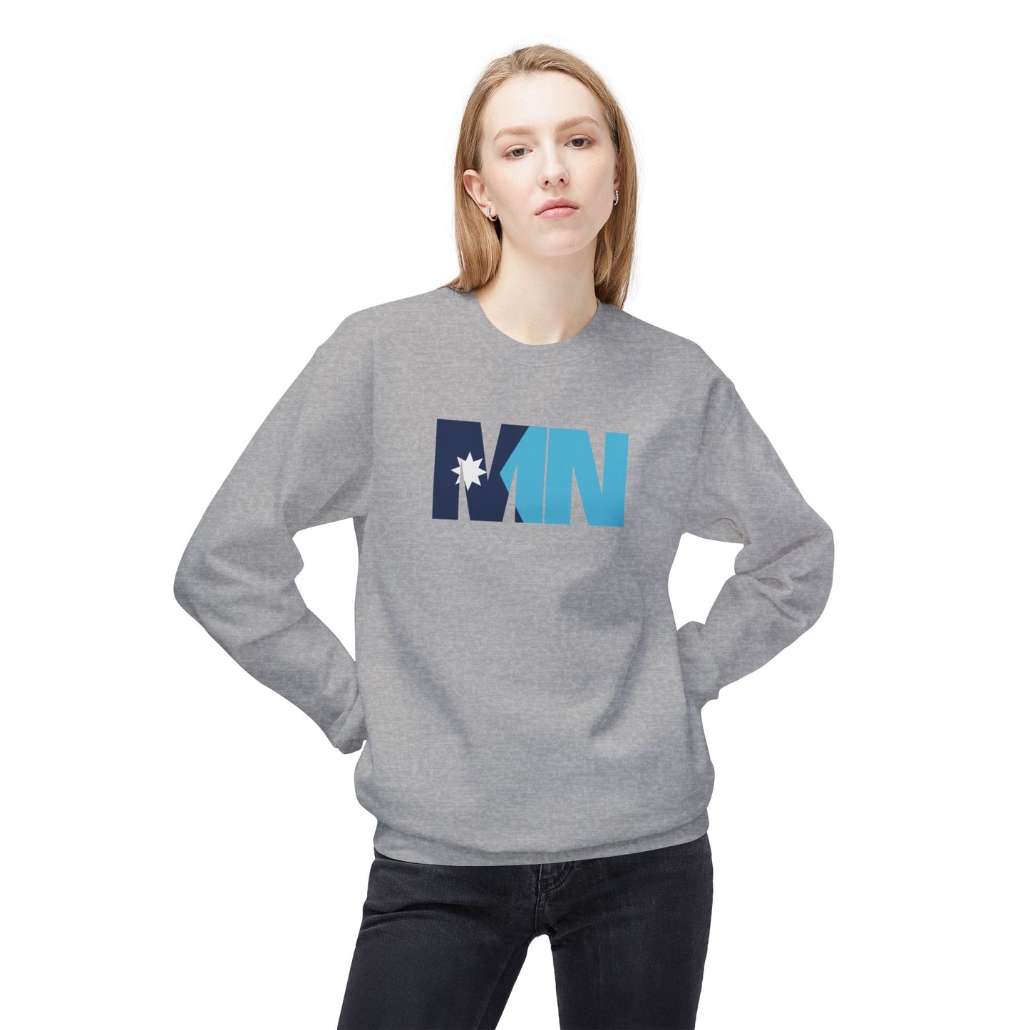 Minnesota Winter Cozy Fleece Sweatshirt MN Unisex Mens and Womens