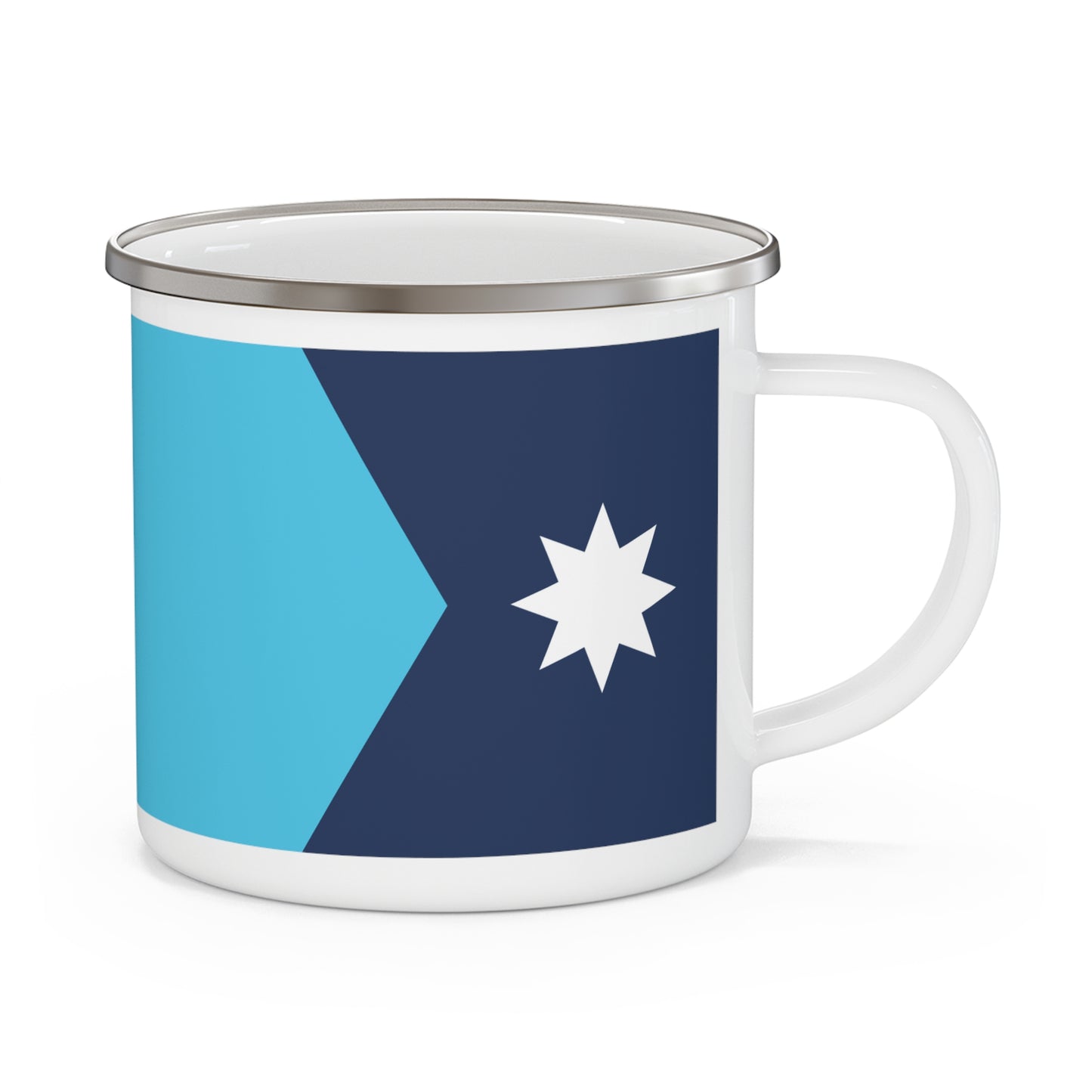 Minnesota MN State Flag Enamel Camping Mug