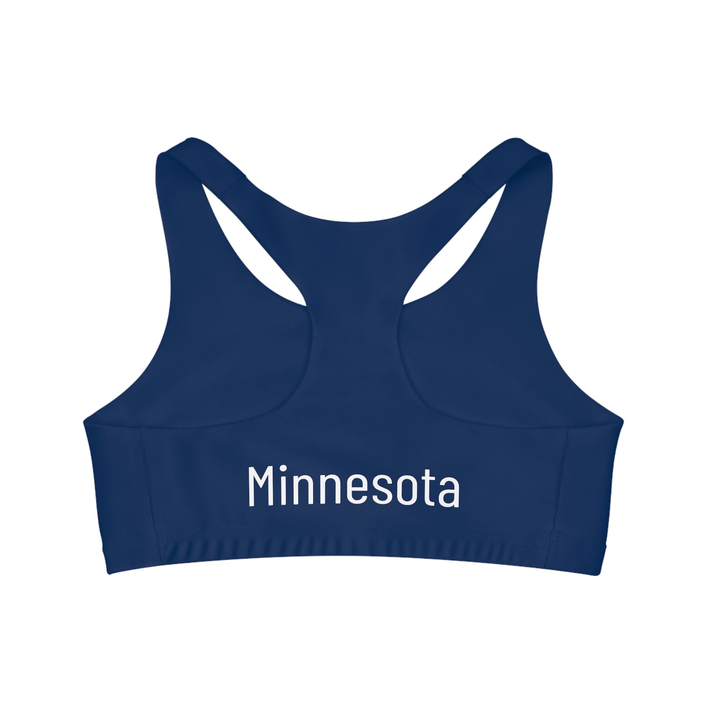 MN State Flag Seamless Sports Bra Minnesota