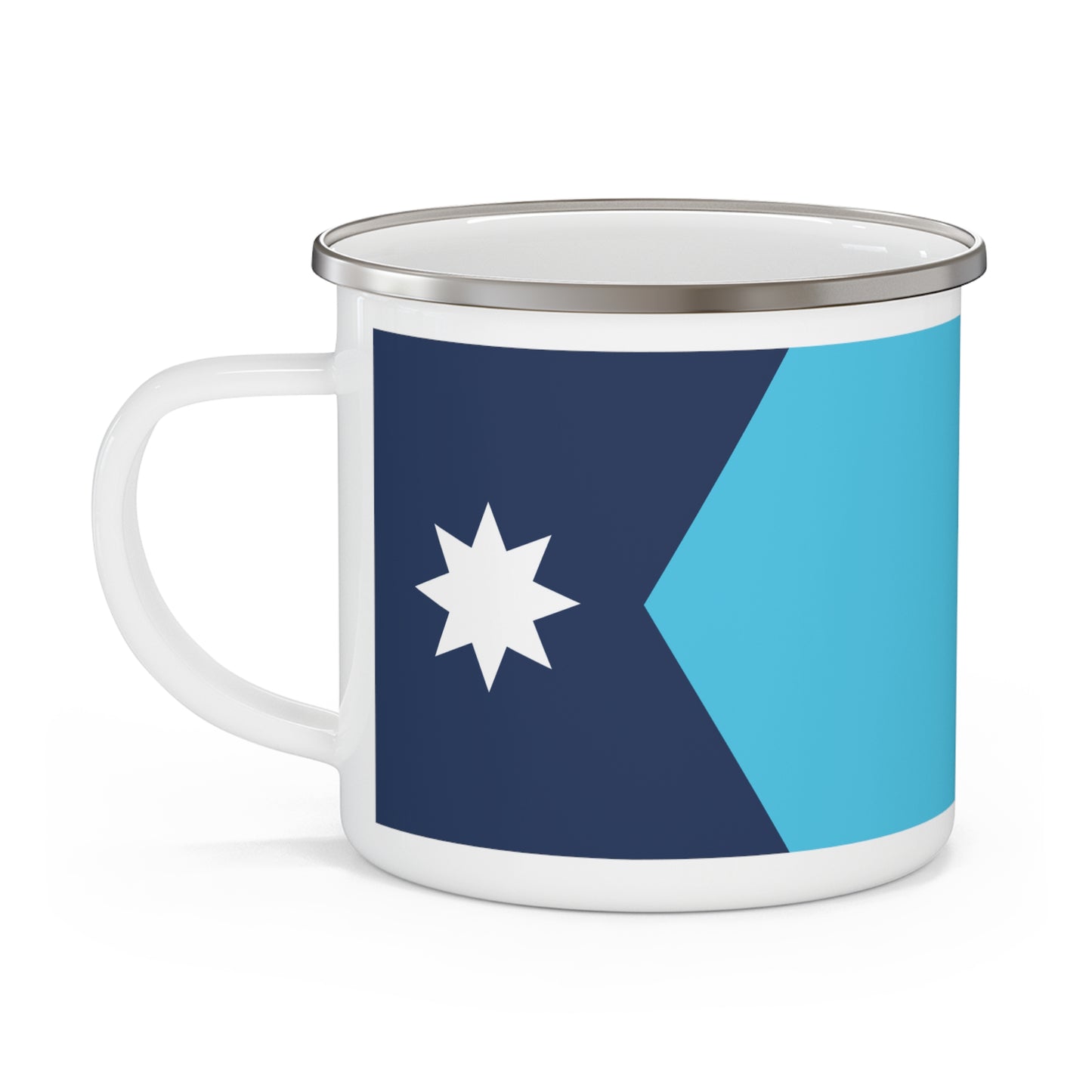 Minnesota MN State Flag Enamel Camping Mug