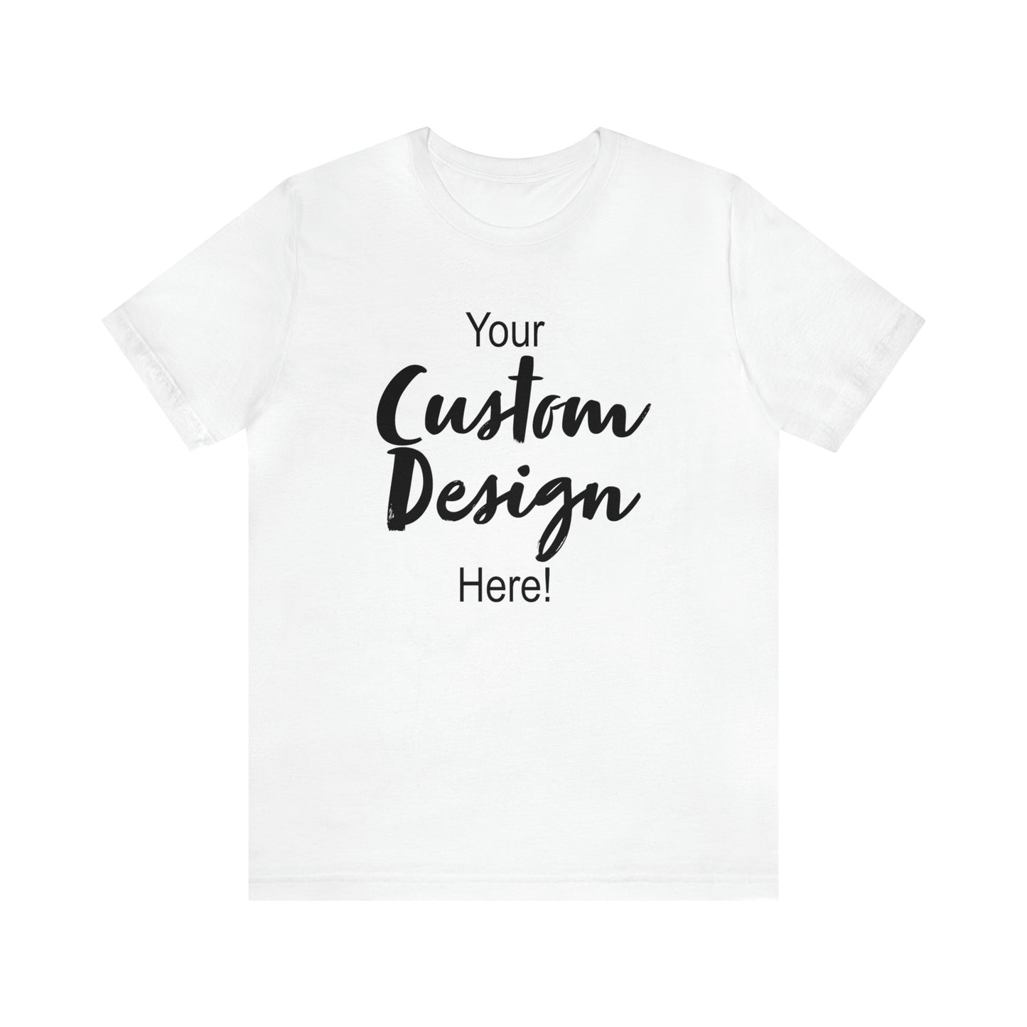 Your Custom Design Bella Canvas Jersey Short Sleeve Tee