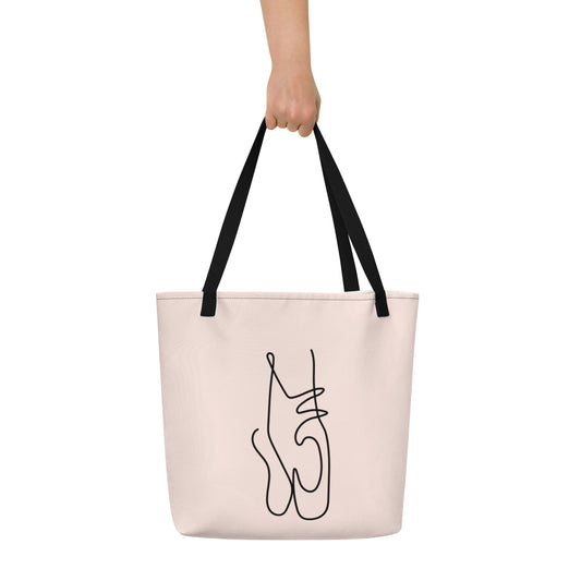 Large Dancer Tote Bag